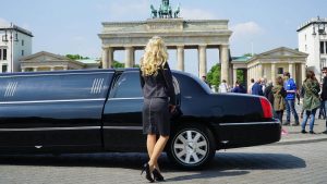 Lincoln Stretchlimousine mieten Berlin - vor dem Brandenburger Tor